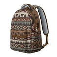 thumbnail image 2 of Boho Chic Daypack for Students - Tribal Design & Heavy Duty Oxford Material | 17" Laptop Compartment, Water-Resistant Backpack for School, Dorm & Commuter Essentials, 2 of 6