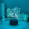 thumbnail image 2 of Luz nocturna LED 3D que cambia de color para motocicletas Kawasaki, 2 of 2