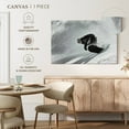 thumbnail image 5 of Elephant Stock Alpe D'huez Skiier Wall Art - Horizontal Canvas Wall Art - Living Room Wall Decor - Sports Canvas - Black And Gray Decor - 39" x 26", 5 of 8