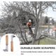 thumbnail image 4 of Reien Unkraut Rinde Entgraten Werkzeug Terrasse Messer Splitting Unkraut Rasen Hof Gartenwerkzeug 2pcs (holzgriff Rinde Schaber), 4 of 5