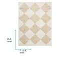 thumbnail image 3 of Livabliss Washable Rugs for Living Room, 8x10 Fossay Shag Modern Light Beige Area Rug, Bedroom Dining Room Home Decor Stain Resistant Carpet (7'10" x 10'), 3 of 7