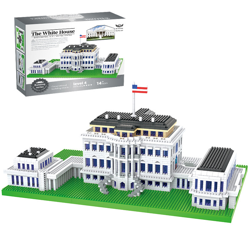 BUYMAX Micro Building Blocks The White House Architecture Set Mini