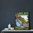 thumbnail image 5 of KLL i like big Bass & i cannot lie Print Canvas Wall Art, Canvas Painting Prints Canvas Art Wall Decor Home Decoration for Living Room Bedroom Office, 5 of 6