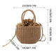 thumbnail image 4 of Bolsos de paja para mujer, bolso tejido, bolso de hombro de ratán para playa de verano, bolso de mano, equipo, 4 of 7