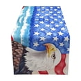 thumbnail image 2 of huayou 4th of July Tablecloth with Red White Blue Star Eagle Decoration, 250th Year Memorial Day Table Cover, for Party Camping Picnic Kitchen Table Indoor Outdoor Home Decor, 2 of 6