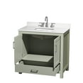 thumbnail image 7 of Wyndham Collection Wcs141436s-Qtz-Us3mxx Sheffield 36" Free Standing Single Basin Vanity, 7 of 7
