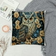 thumbnail image 2 of Orinice Owl Tree Branch Flowers Graphic Decorative Cushion Throw Pillow Cover for Home Couch Living Room Bed Sofa Car Bedroom Square 1PC 24x24in, 2 of 5