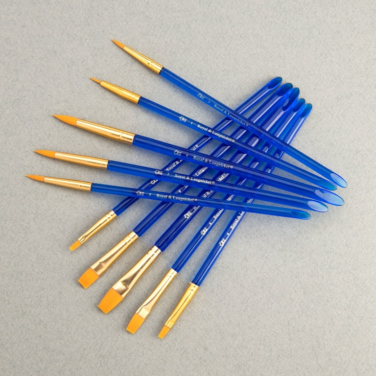 Royal & Langnickel - 10pc Super Value Golden Taklon Acrylic