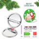 thumbnail image 4 of Espejo Bolsillo Diamante Doble Cara Con Forma Especial Papá Noel Animal Navidad, 4 of 9