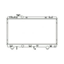 Radiator - Compatible with 1995 - 1997 Toyota Tercel 1.5L 4-Cylinder 1996