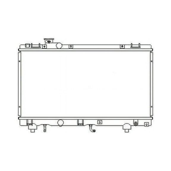 Radiator - Compatible with 1995 - 1997 Toyota Tercel 1.5L 4-Cylinder 1996
