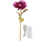 thumbnail image 1 of Rosa dorada para regalo de San Valentín, iluminación, amor eterno, novias, esposas, decoración de boda, rosa, 1 of 9