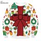 thumbnail image 4 of Sudadera de Navidad para mujer, ropa de calle de gran tamaño, chándal con patrón de regalo, traje de pareja, ropa femenina Vintage, 4 of 4
