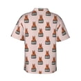thumbnail image 3 of Fotbe German Shepherd Dog Hawaiian Shirt for Men Unisex Summer Beach Casual Short Sleeve Cotton Linen Button Down Shirts-Medium, 3 of 9