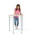 thumbnail image 2 of Guidecraft Guidecraft Standing Modular Desk for Adults and Kids: Adjustable Height Desk with Metal Legs for Home, Office, Classrooms and more -, 2 of 5