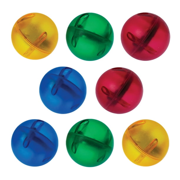 PicassoTiles Motion Activated Marbles 8pc LED Light Up Glow in The Dark Translucent Balls for Marble Run Race Racetrack Maze Magnetic Construction