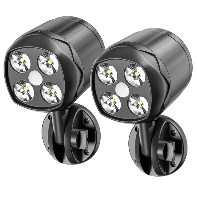 Luz exterior con sensor de movimiento Hotomely 1000 lm a batería