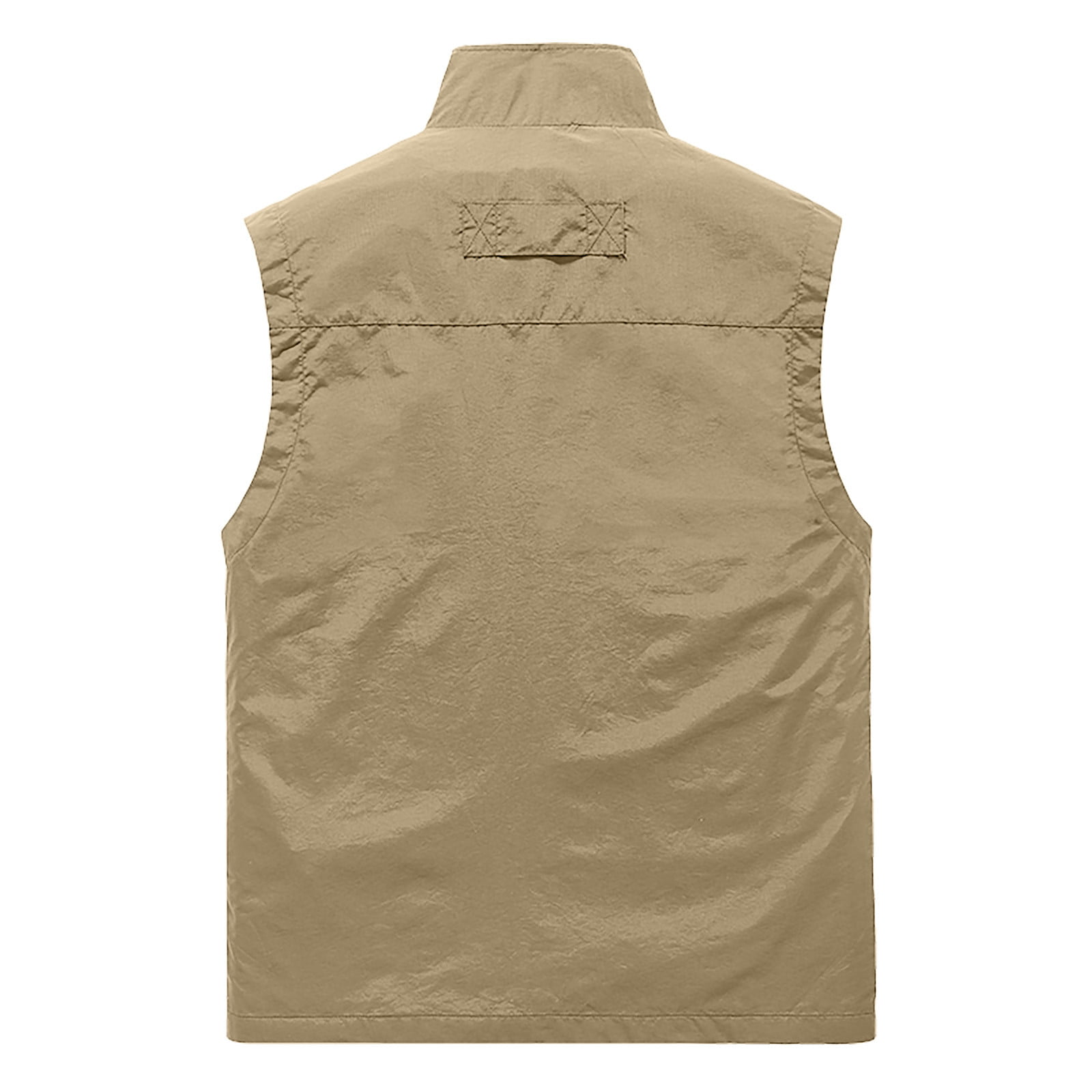 Xysaqa Men's Casual Fishing Travel Utility Vests Men Big & Tall Lightweight Outdoor Work Photo Vests Jacket Multi Pockets M-5xl, Size: Medium, Black