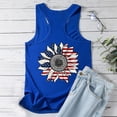thumbnail image 4 of Midsumdr Womens Tank Tops Casual Sleeveless Round Neck American Flag Printed Breathable Cool Tops Independence Day Versatile Tank Tops, 4 of 4