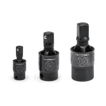 GearWrench 84960 3 Piece 1/4", 3/8" & 1/2" Drive X-Core Pinless Impact Set
