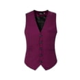 thumbnail image 2 of Men's V-neck Suit Vest Cotton Slim Four Seasons Vest, 2 of 2