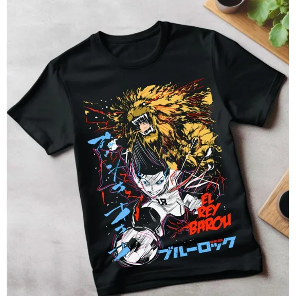 VINTAGE Meguru Bachira T-shirt Blue lock Kunigami,Rin Itoshi,Nagi Anime Manga All Size