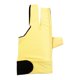 thumbnail image 2 of Guante de billar de tres dedos, antideslizante, para entrenamiento en gimnasio. Amarillo, 2 of 9
