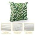 thumbnail image 4 of Nawypu  Outdoor Green Leaves Plant Throw Pillow Covers Cases Decorative Tropical Rainforest Palm Leaves Cushion Square for Sofa Patio Couch, 4 of 5