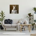 thumbnail image 3 of Stupell Industries White Rabbit in Suit Animals & Insects Painting Gallery Wrapped Canvas Art Print Wall Art, 24 x 24, 3 of 8