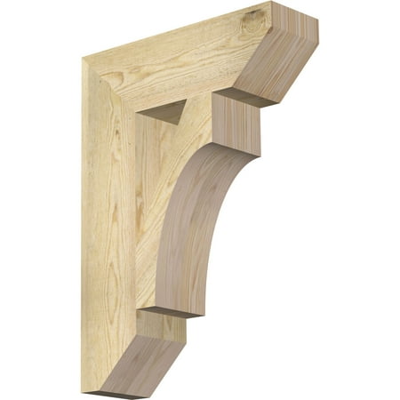 

Ekena Millwork 6 W x 20 D x 28 H Westlake Slat Rough Sawn Bracket Douglas Fir