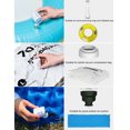 thumbnail image 4 of Mini bomba de aire portátil Likrtyny compresor pequeño recargable USB inflado rápido para Camping, 4 of 9