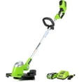thumbnail image 1 of Greenworks 40V 13-Inch Cordless String Trimmer, 2.0 AH Battery and Charger Included STF305, 1 of 4