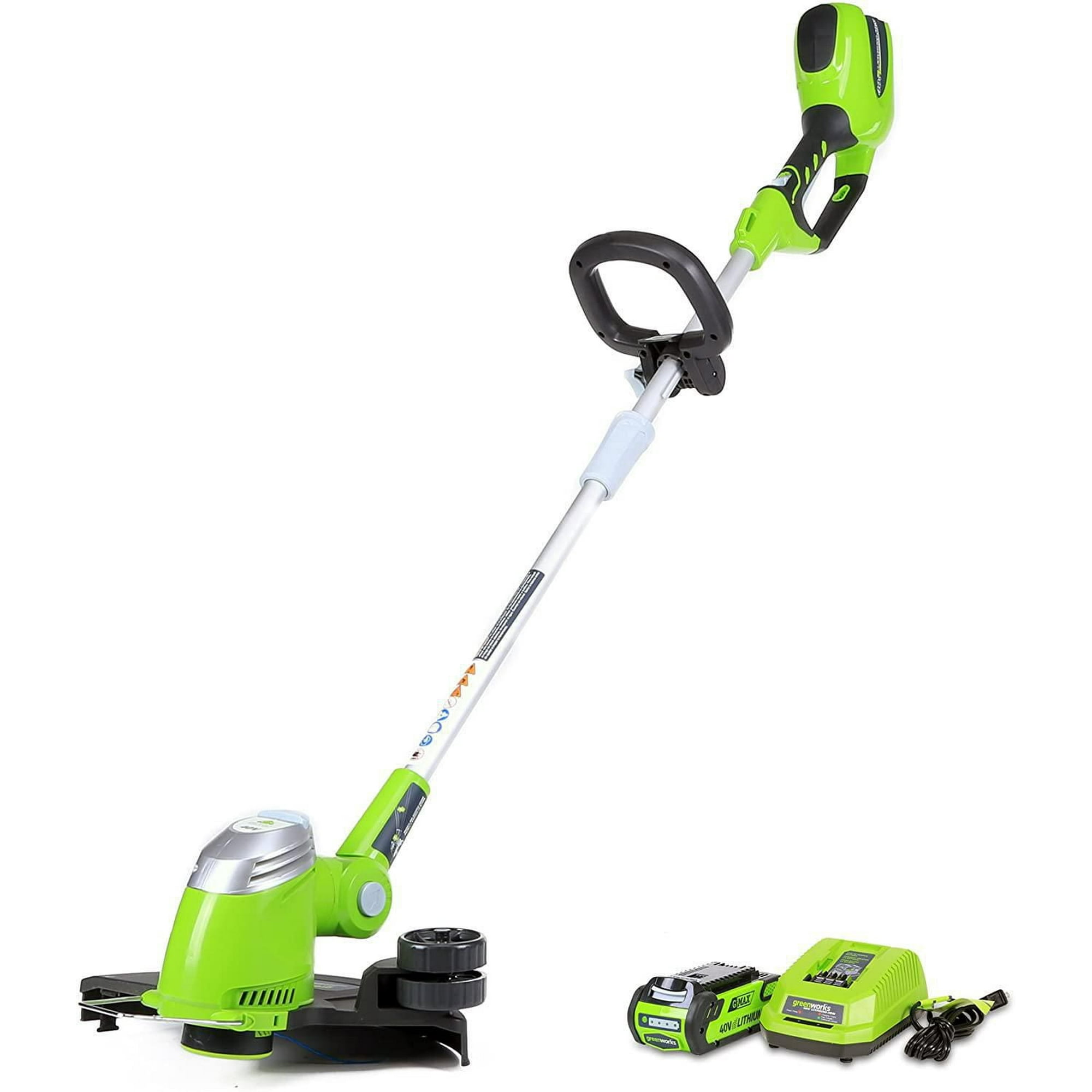 Greenworks 40V 13-Inch Cordless String Trimmer, 2.0 AH Battery and