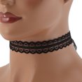 thumbnail image 2 of Unique Bargains Lace Bow Pattern Adjustable Choker Necklace 1Pc Black, 2 of 6