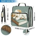 thumbnail image 3 of Circular Folder Package 13.6*3.5*12.4 Inches ,Binder Bag，Binder Organizer，Zipper Binder，3 Ring Binder ,Suitable for Work Book Dog, 3 of 8