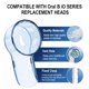 thumbnail image 2 of Fundas para cepillos de dientes DeBizz para cabezales de repuesto Oral B iO (paquete de 6), 2 of 7