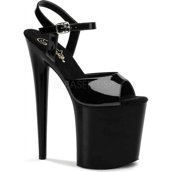 Women's Pleaser Flamingo 809 Ankle Strap Platform Sandal