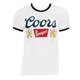 thumbnail image 1 of Coors Vintage Logo Men's White Ringer T-Shirt-3XLarge, 1 of 1