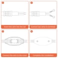 thumbnail image 6 of Uxcell 6mm Inline Cord Switch Waterproof Appliance Switch AC 250V 3A ON/Off Rocker Switch IP65, White, 6 of 6