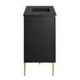 thumbnail image 3 of Modway Alchemist Meuble-Lavabo de Salle de Bain Moderne en Bois de 48 Pouces à Lavabo Simple, Noir, 3 of 16