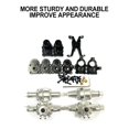 thumbnail image 3 of Xingzhi Brass 1/24 Front And Rear Axle Housings 14pcs Compact Yet Durable Design Rc Front And Rear Axle Housings For FMS FCX24 Silver, 3 of 6