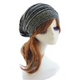 thumbnail image 2 of Dyfzdhu Unisex Knit Baggy Beanie Beret Winter Warm Oversized Ski Cap Hat Black Black, 2 of 4