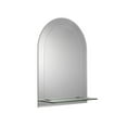 thumbnail image 2 of Croydex Fairfield Easy Install, Arch Bathroom Mirror with Single Shelf, 2 of 8