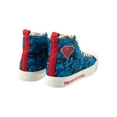 thumbnail image 2 of Superman Men's High Top Shoe Blue, 2 of 5
