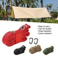 thumbnail image 3 of AURORA TRADE 1 Set Tent Extension Belt Wear-resistant Good Load Bearing Non-Slip Tear Resistant Multifunctional Hanging Items 4 Colors Outdoor Camping Clothesline with 2 Carabiners Set for Hiking, 3 of 8