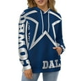 thumbnail image 4 of Football Cowboys 3d Sweatshirts Hoodie Fashion Casual Personality Men's Women Street Hoodie Pullovers Long Sleeve Comfortable Top, 4 of 6