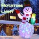 thumbnail image 1 of Adornos navideños inflables para exteriores de 1,5 M, adornos inflables de muñeco de nieve para patio con luces LED giratorias para decoración de patio y césped esquí esquí Gafas de esquí, 1 of 5