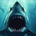 thumbnail image 6 of BCIIG Shark Round Table Cover Stain Resistant and Washable Perfect for Indoor Outdoor Tablecloth Kitchen Dining Wedding Parties 100% Polyester Waterproof Tablecloths 38"-42, 6 of 8