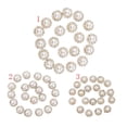 thumbnail image 6 of 40 Pieces Flatback Embellishment Buttons Faux Pear Flower Wedding Accessories, 6 of 6