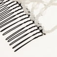 thumbnail image 2 of Peines de Doble Clip BLESIY para Cabello Grueso y Largo Color Blanco, 2 of 3